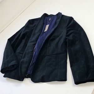 NWT J Crew 365 Black Blazer velvet
